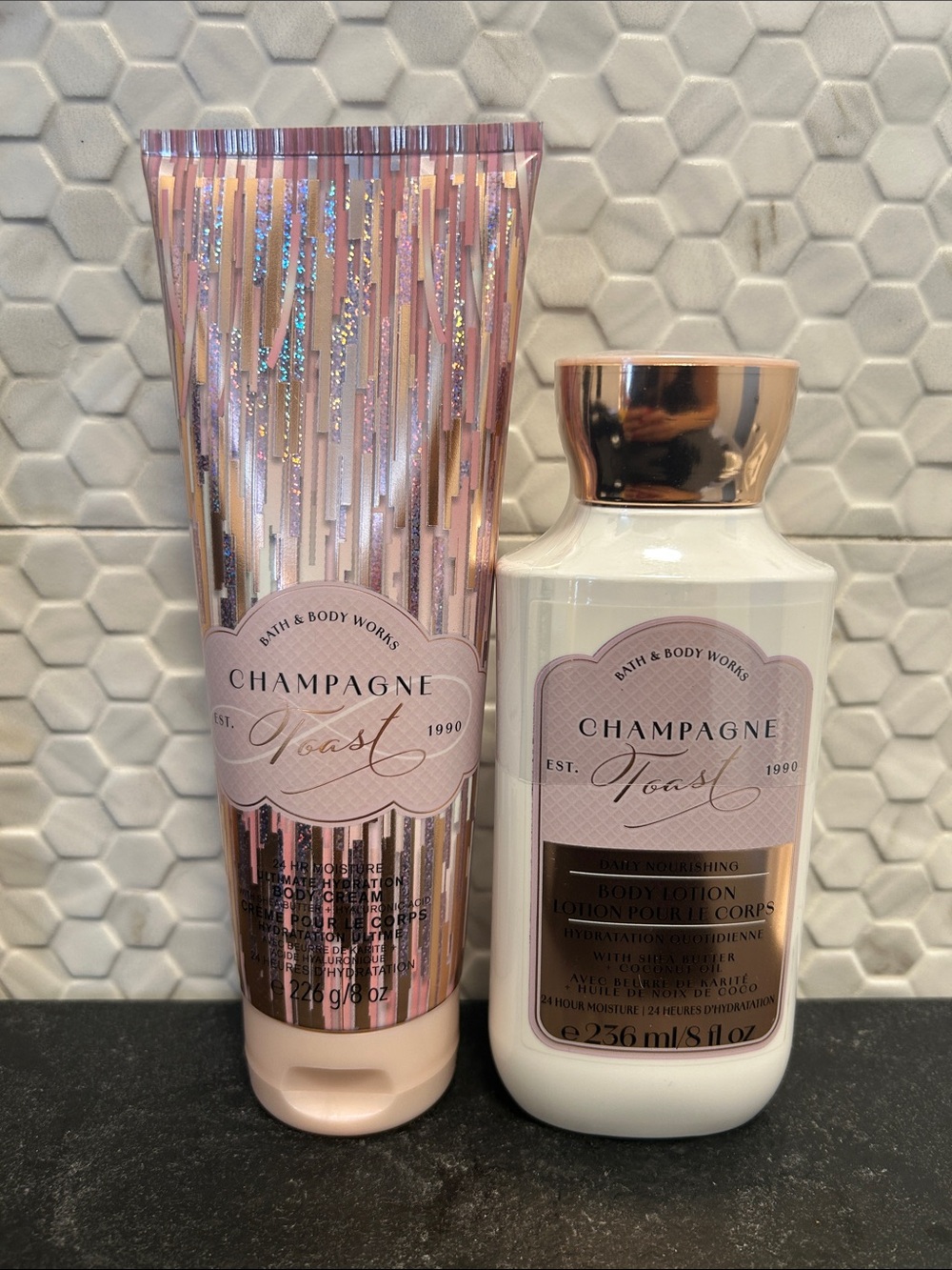NEW 🆕 Bath & Body Works Champagne Toast Body Lotion & Body Cream